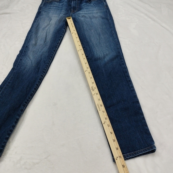 J BRAND WOMEN'S JASPER BLUE MID RISE SKINNY DENIM JEANS SIZE 29 *SEE NOTES * - Picture 3 of 10